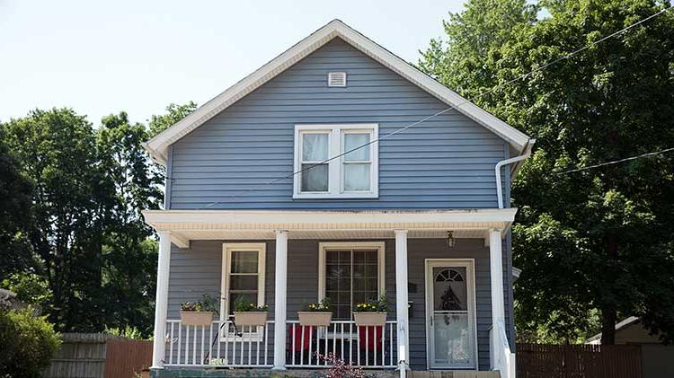 House with nice curb appeal.